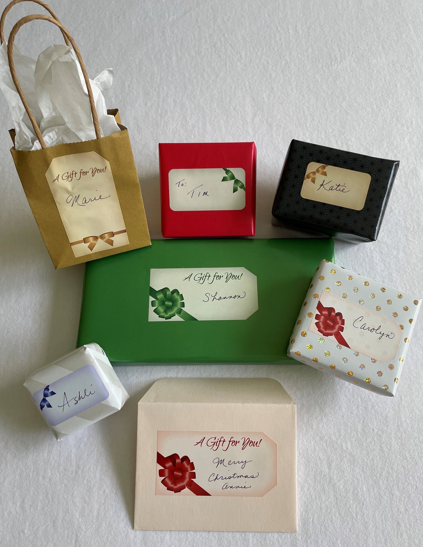 Gift Tag Stickers - 56 pack