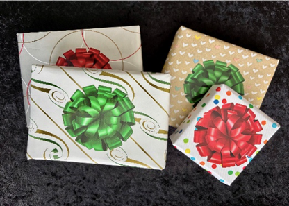 Red Bow - 1 Medium Bow & 3 Seals package