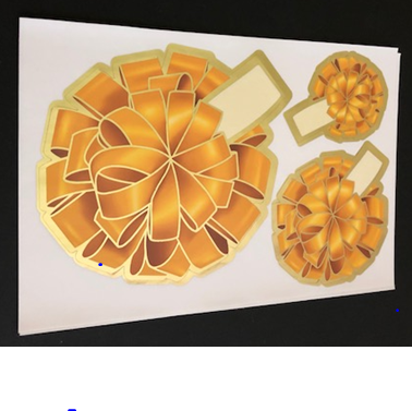 Holiday Blue, White and Gold - 30 Bows