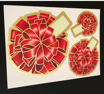 Holiday Red and Green - 30 Bows