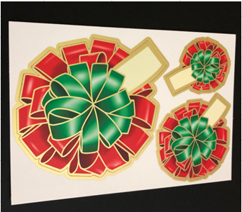 Holiday Red and Green - 30 Bows