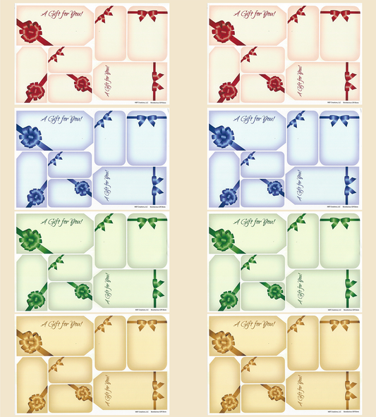 Gift Tag Stickers - 56 pack