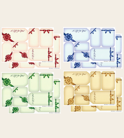 Gift Tag Stickers - 56 pack