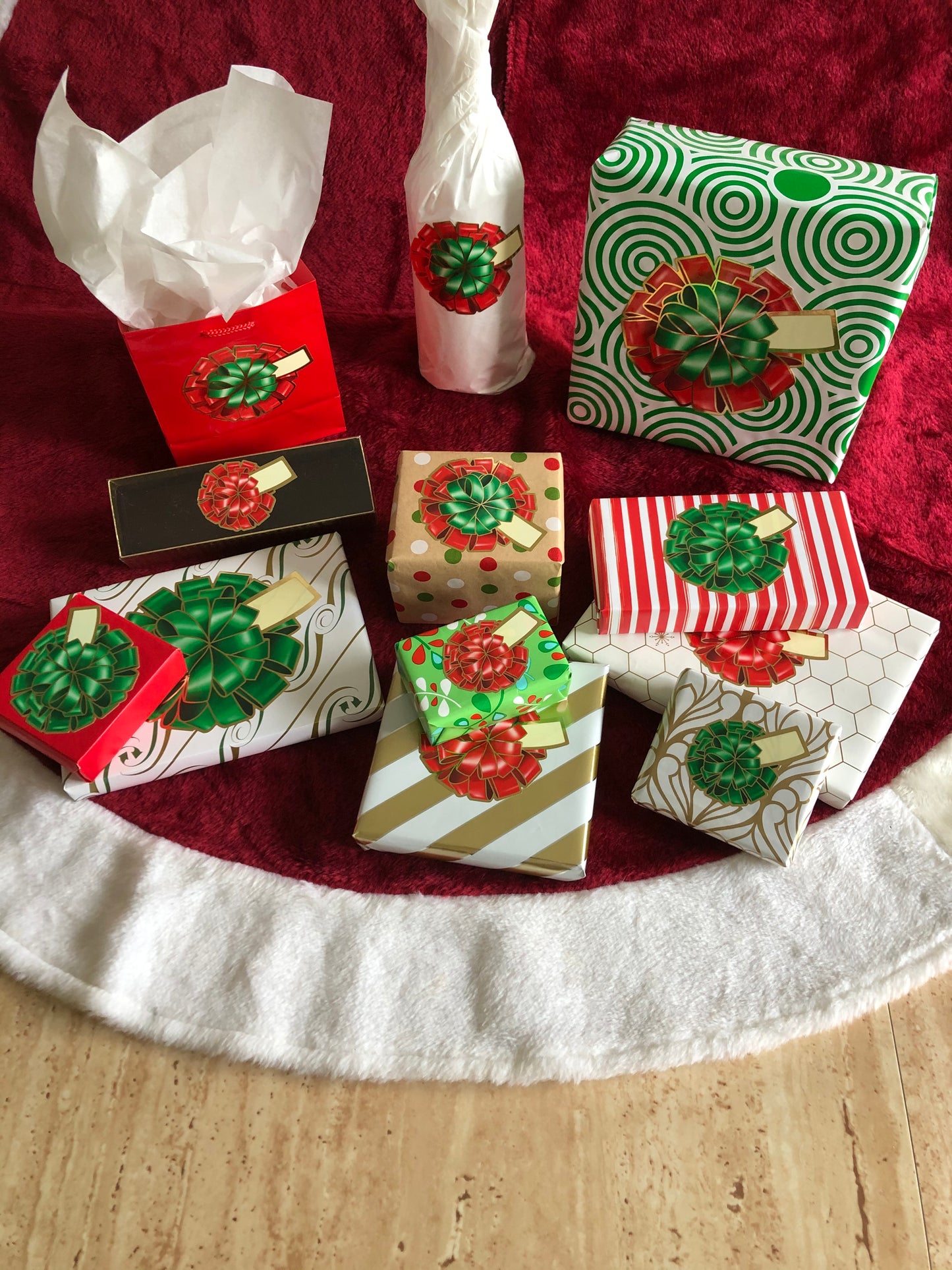 Red/Green Combo - 18 Bows